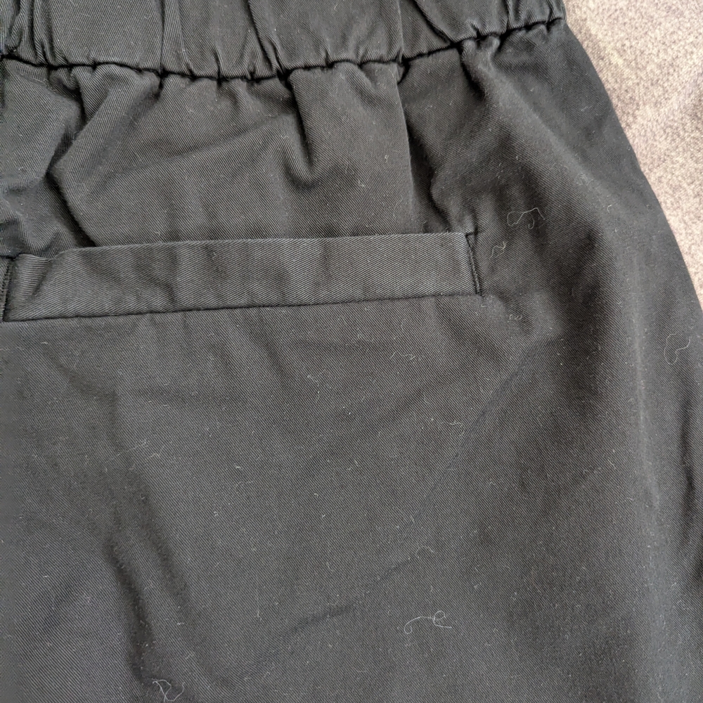 Everlane The Easy Short Pull On Organic Cotton Stretch Black Size 6 - Picture 6 of 6
